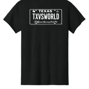 TX Vs The World License Plate Tee